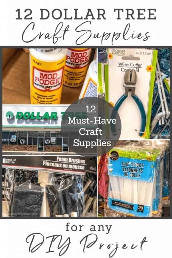 12 craft supplies you need to buy for dollar tree crafts!