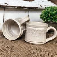 Hand thrown pottery Southern Crush mugs by Black Oak Art Waco TX