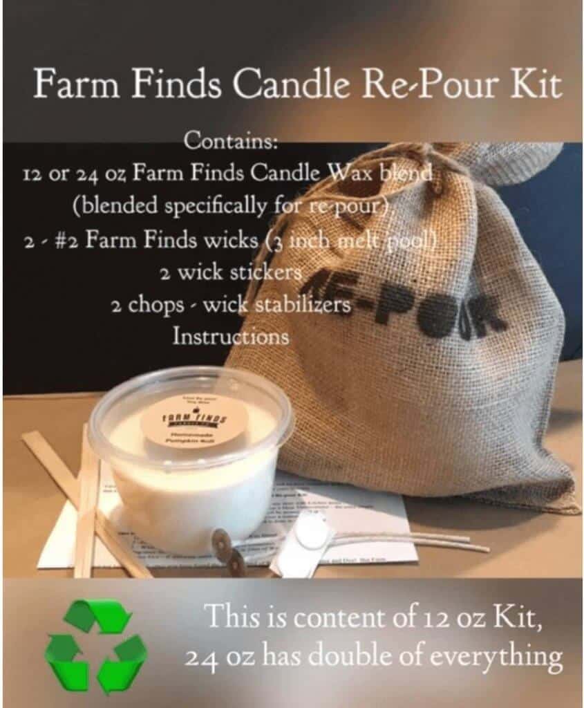 Farm Finds Candles Candle Repour Kit