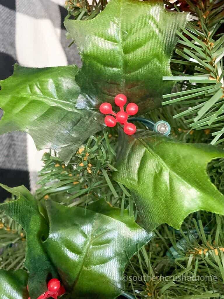 faux holly