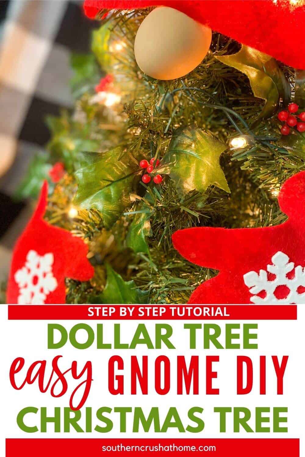 Gnome DIY Christmas Tree  PIN