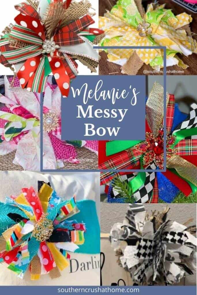 Melanie's Messy Bow of the year easy to make