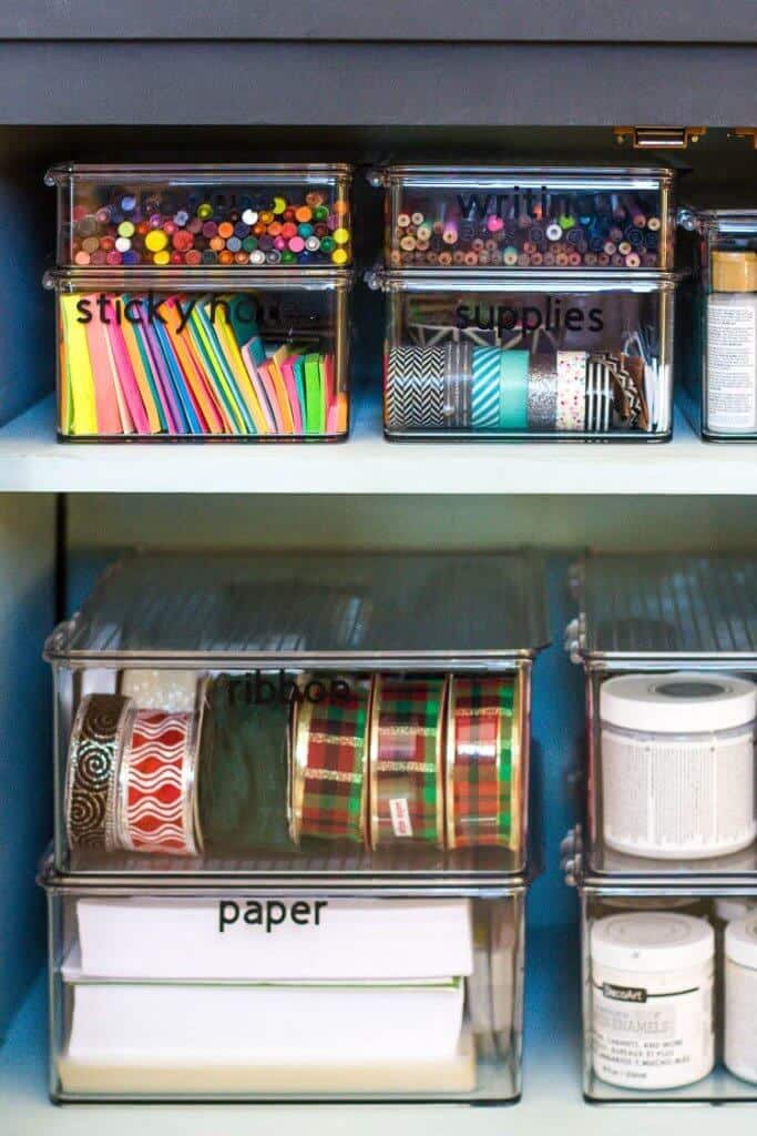 organized-craft-supplies
