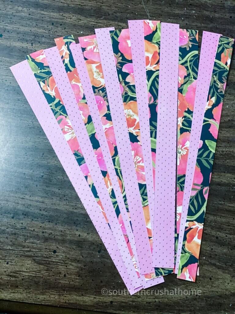 Scrapbook Paper strips