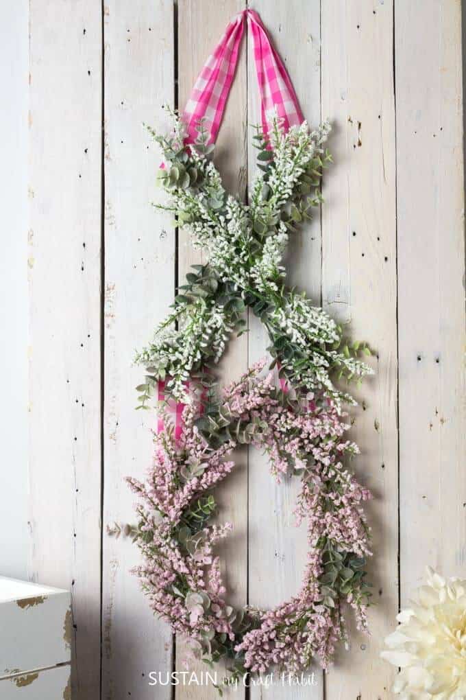 spring bunny wreath