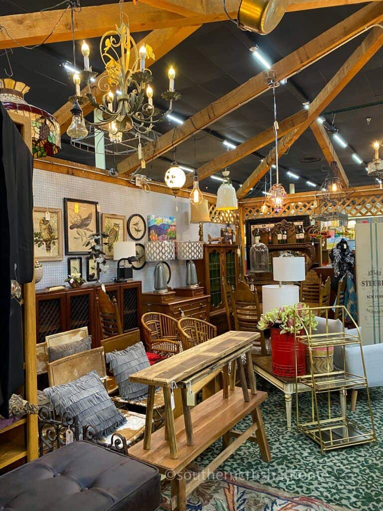 Lewisville Antique Gallery booth