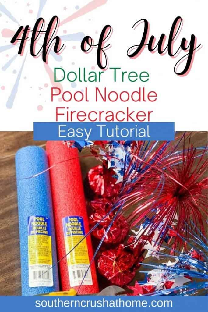 pool noodle firecracker