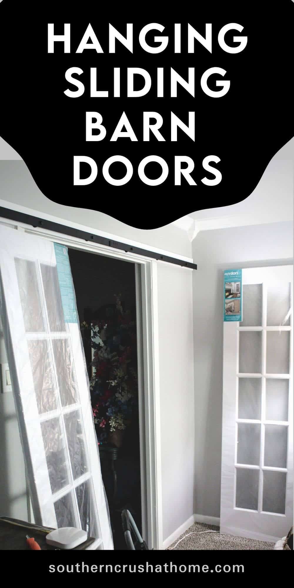 Hanging Sliding Barn Doors in Our Home Southern Crush at Home