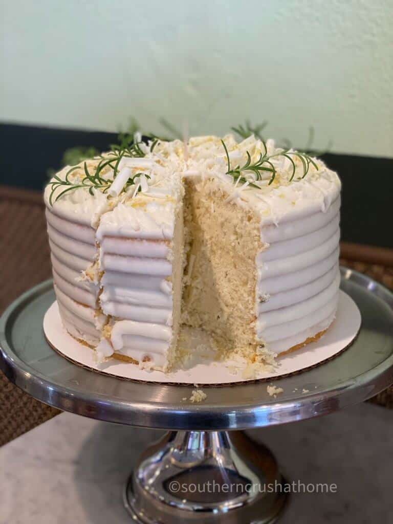 lemon rosemary cake