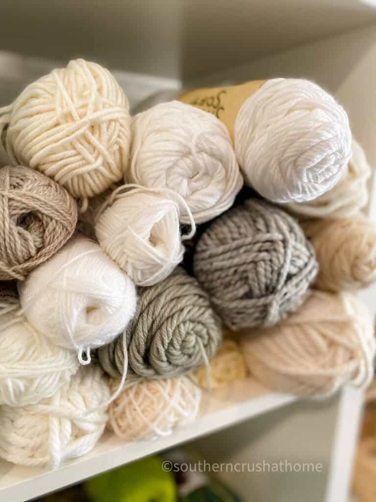 skeens of yarn