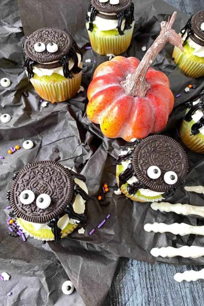 oreo Halloween cupcakes