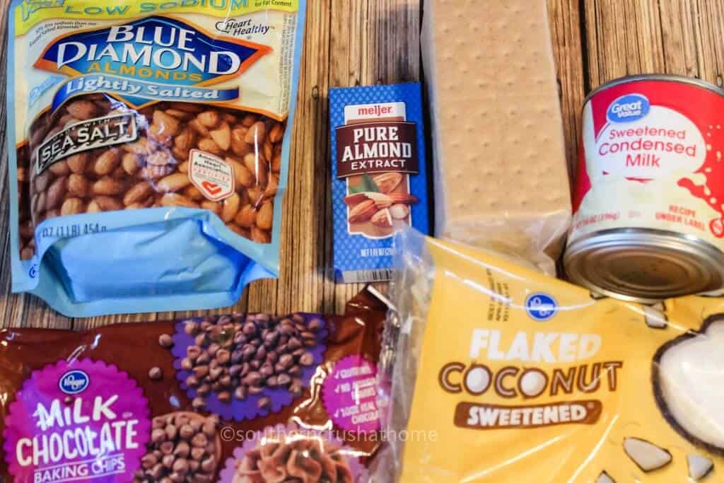 almond joy cookie supplies