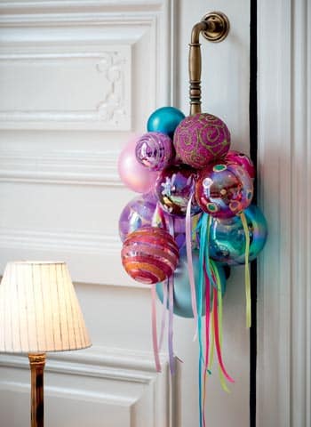 ornaments on a doorknob