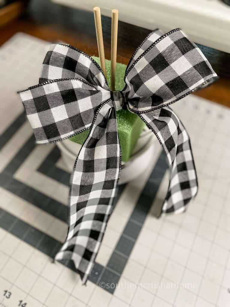 finished bow made with the diy bow maker