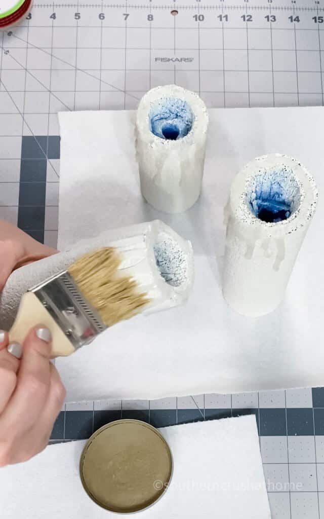 painting over hot glue