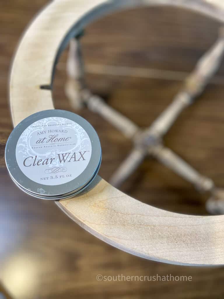 clear wax application
