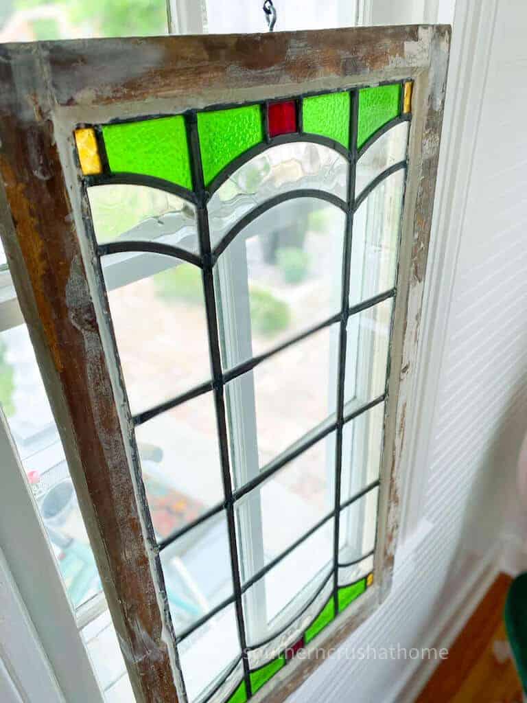 stained glass vintage window