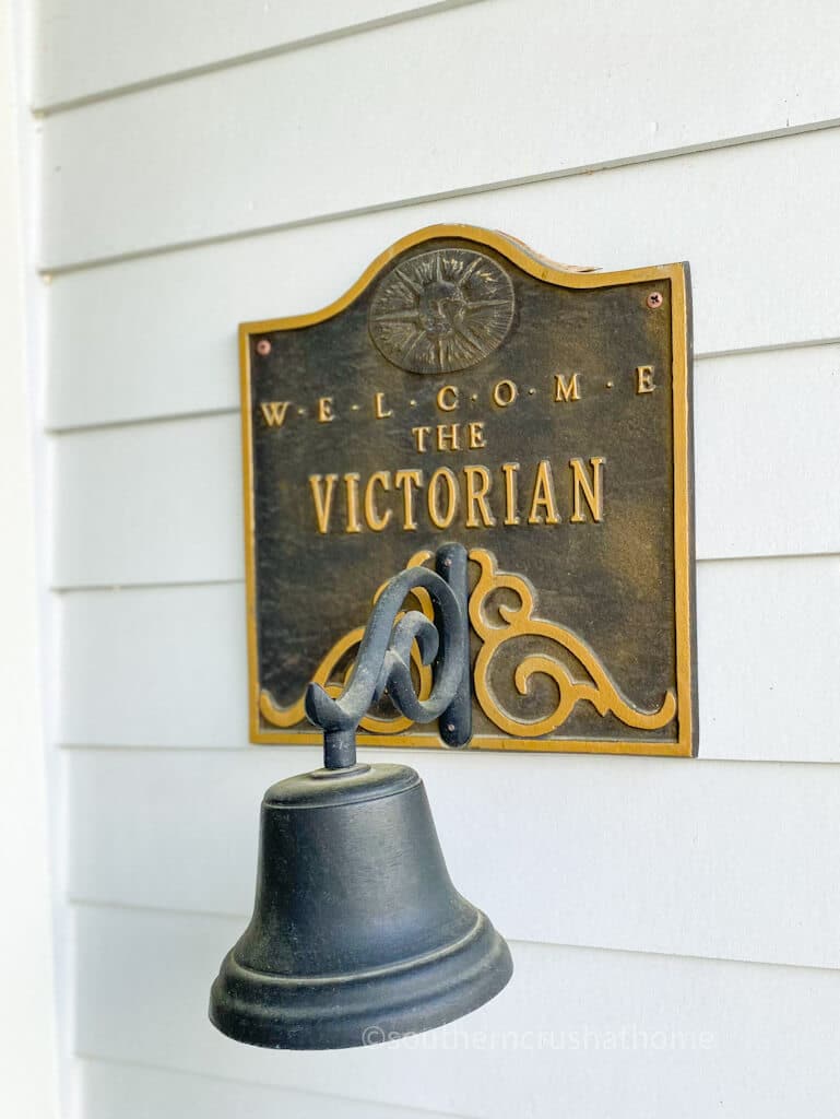 bell with victorian sign