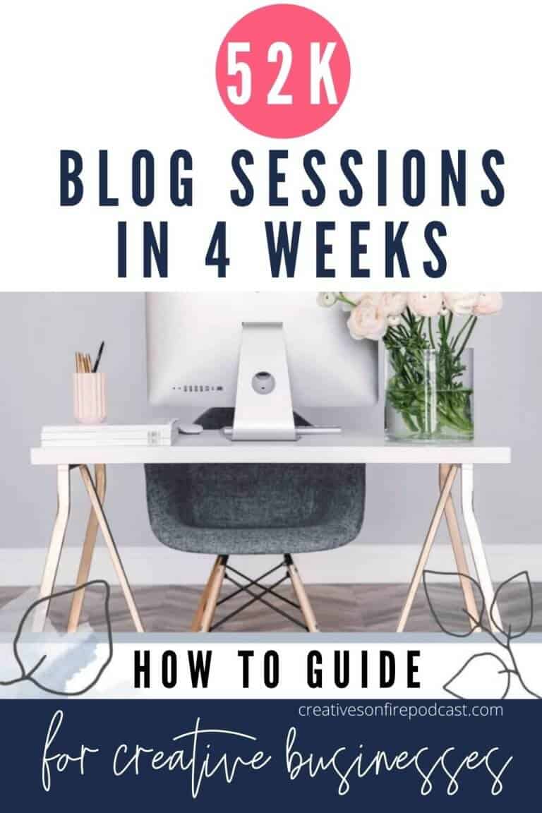 How I Grew my blog to 52k sessions in 4 Weeks PIN