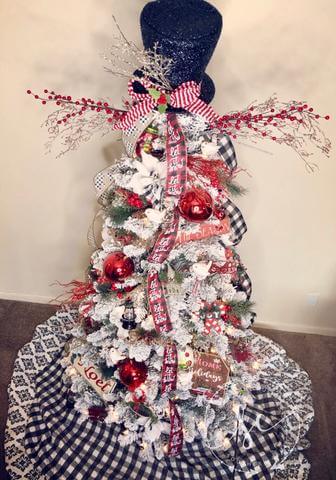 snowman christmas tree under fifty dollars