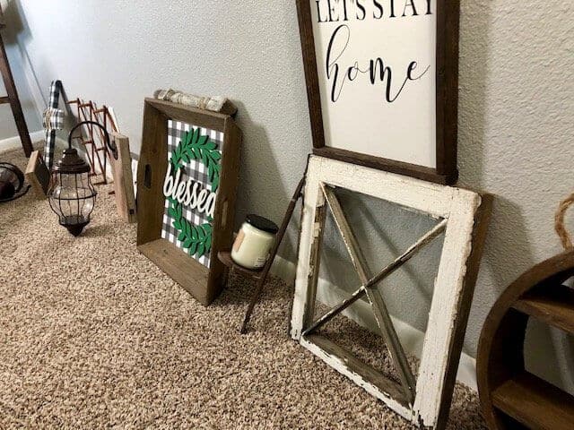 Buffalo Check Farmhouse Styled Gallery Wall