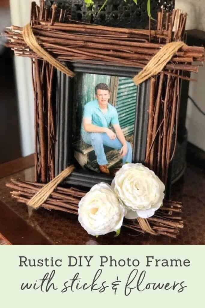 Rustic DIY Photo Frame PIN