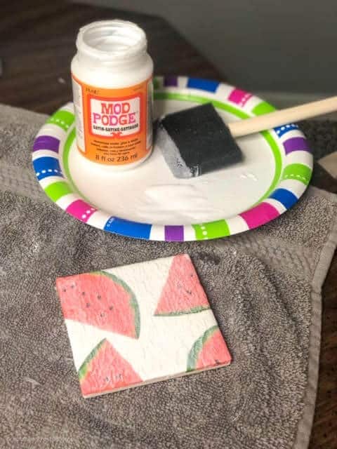 diy-watermelon-coasters-mod-podge