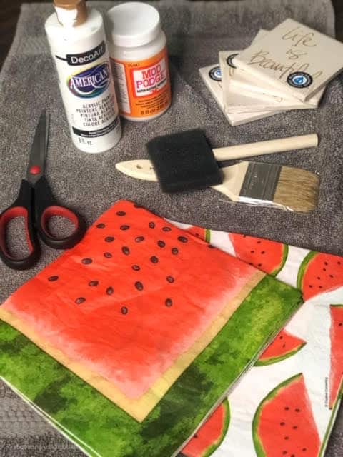 diy-watermelon-coasters-supplies