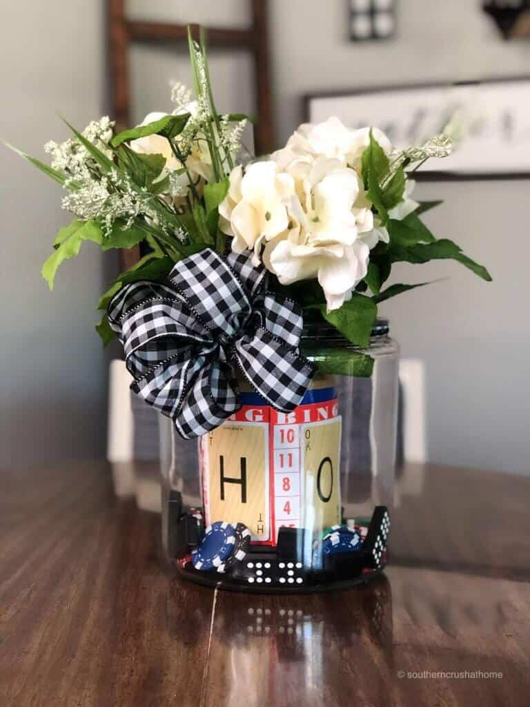 Game Night Centerpiece DIY