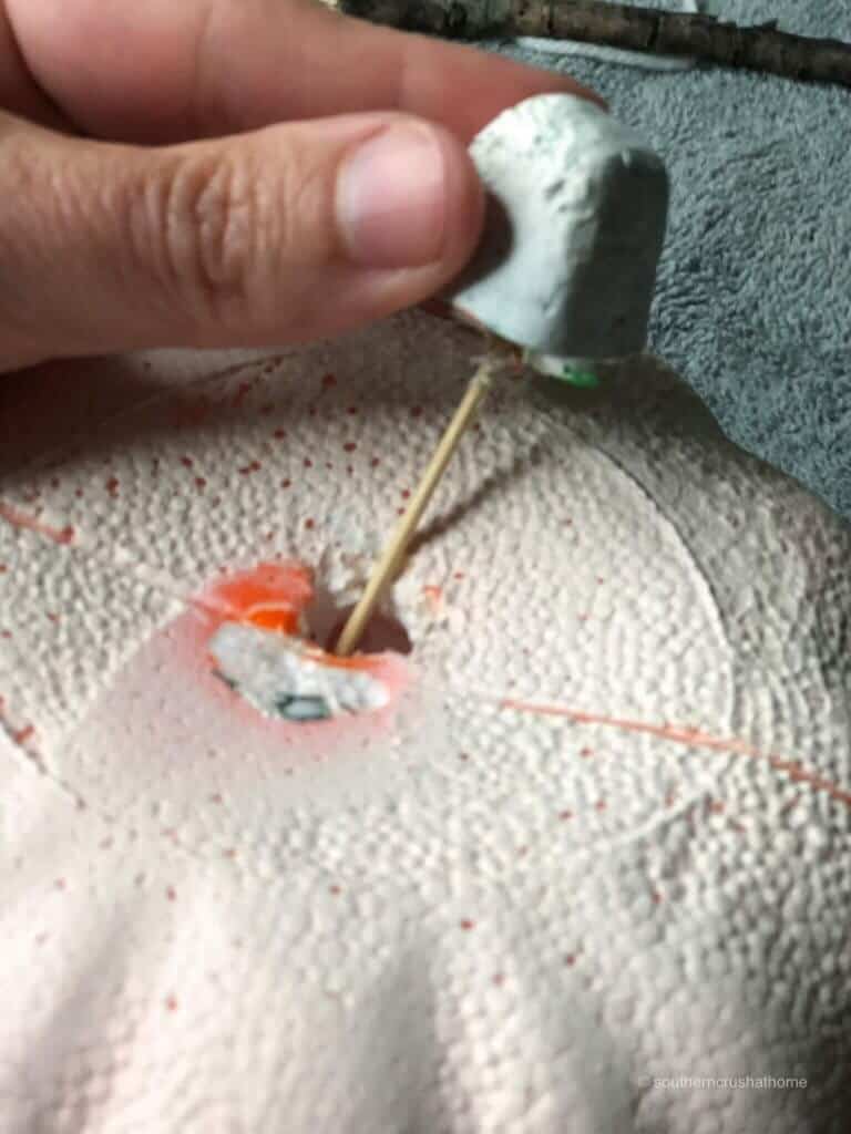 Removing a foam stem