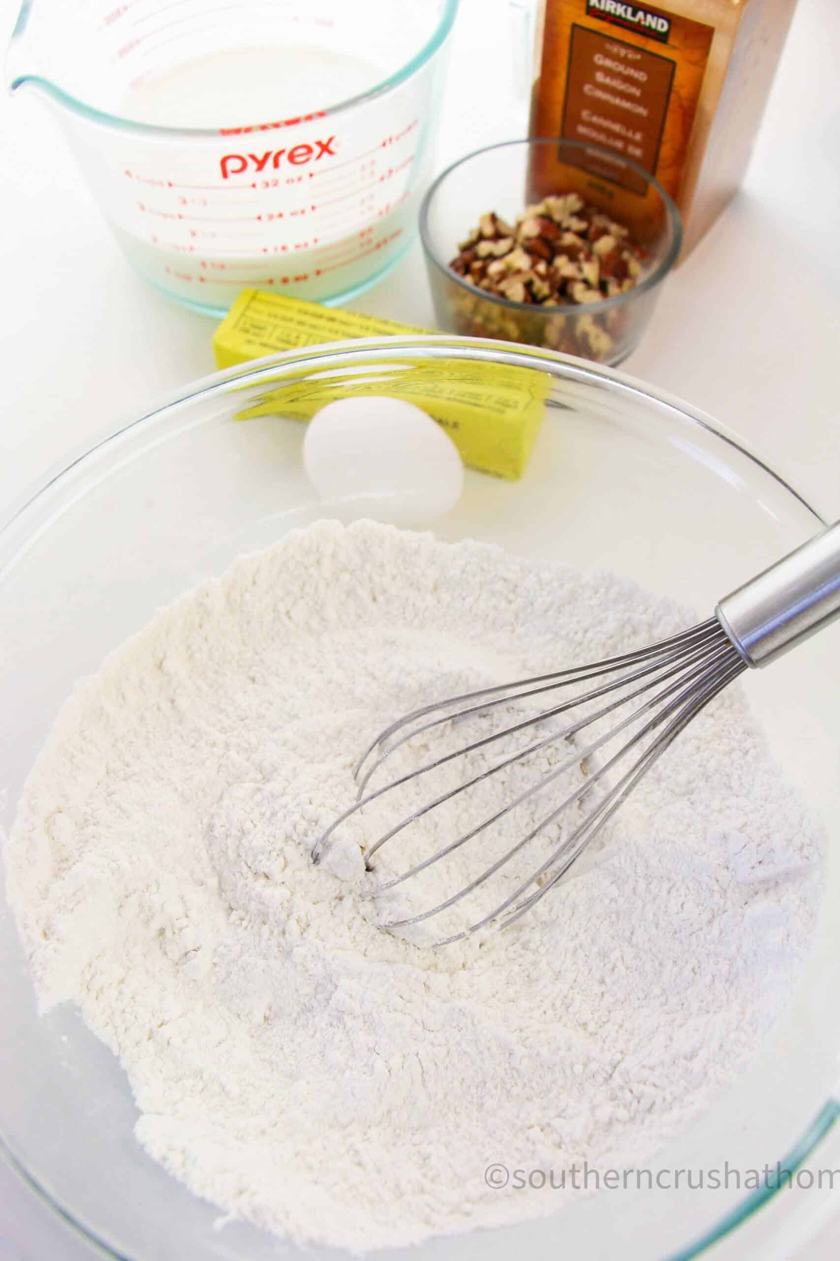 Banana Pecan Pancakes ingredients