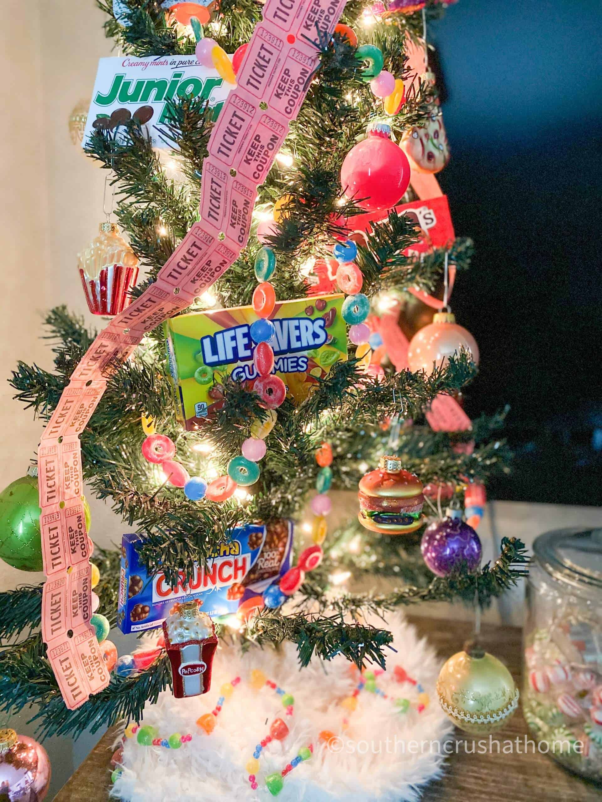 movie theater themed Christmas Tree