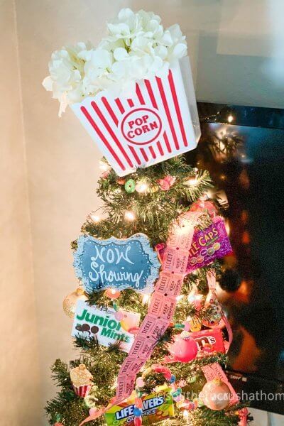 movie theater themed Christmas Tree