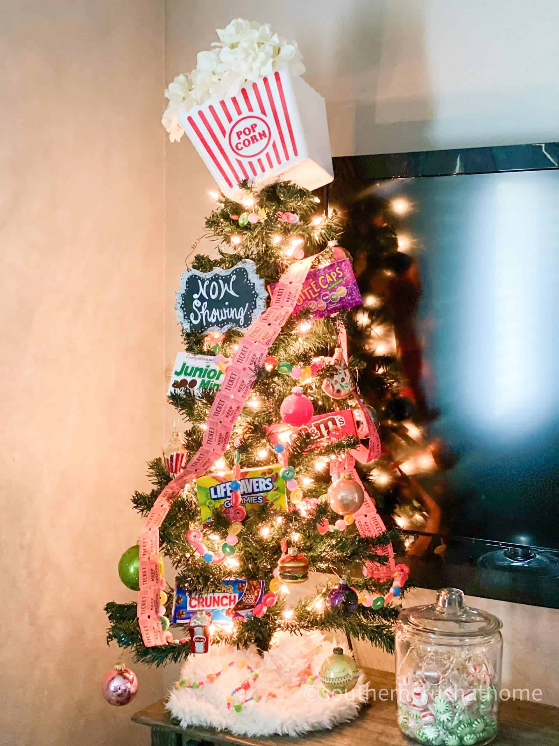 Christmas tree theme - movie theater