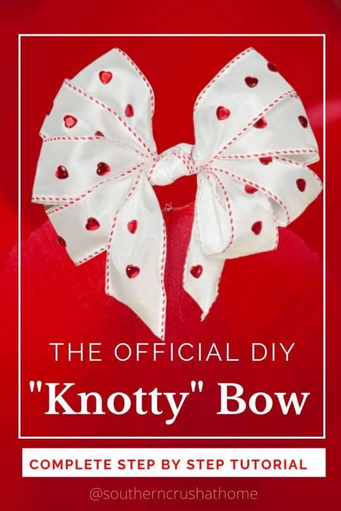 DIY Knotty Bow Tutorial - Southern Crush at Home