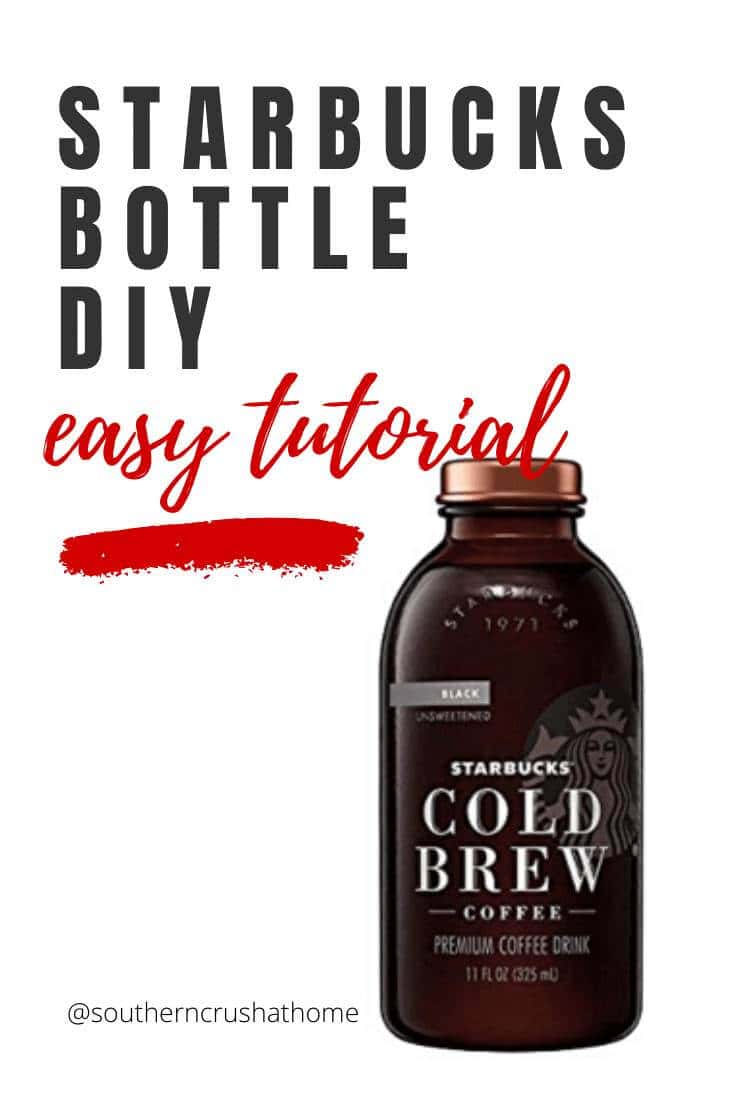 Starbucks Drink Bottle DIY pin