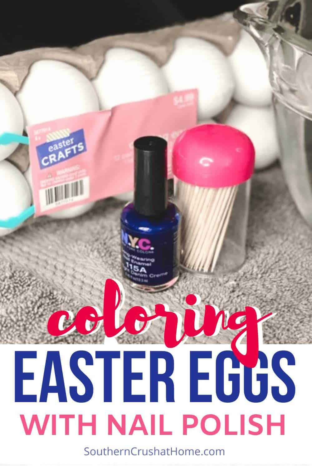 color easter eggs with nail polish
