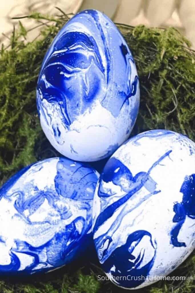 How to Color Easter Eggs with Nail Polish Southern Crush at Home