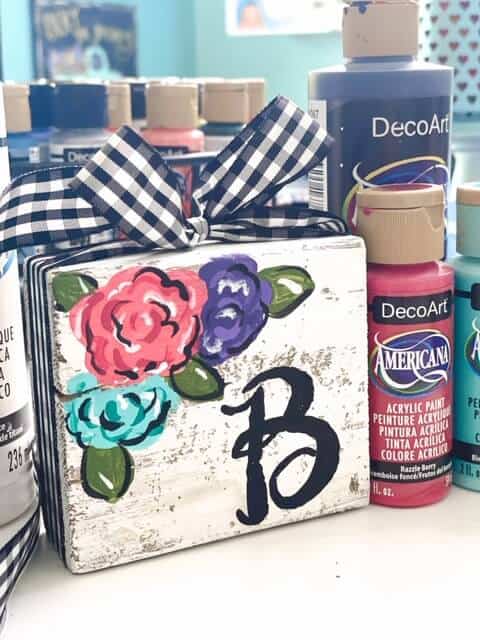 DIY-painted-wood-block