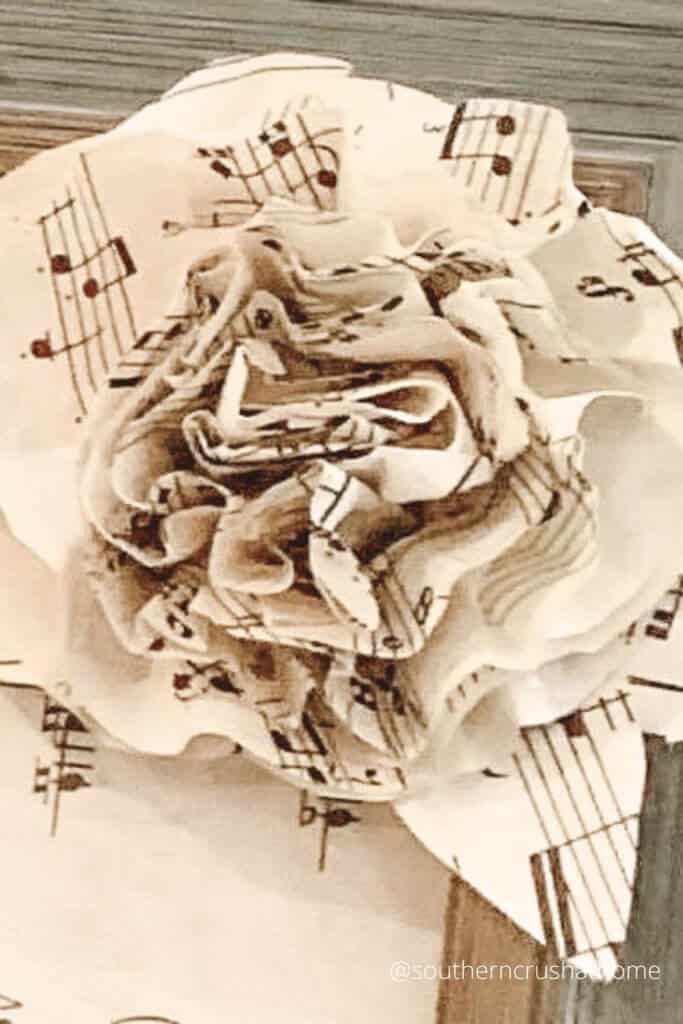 how to make book page flowers