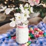 How to Make DIY Hobnail Milk Glass