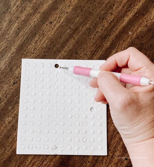 How to Make DIY Hobnail Milk Glass