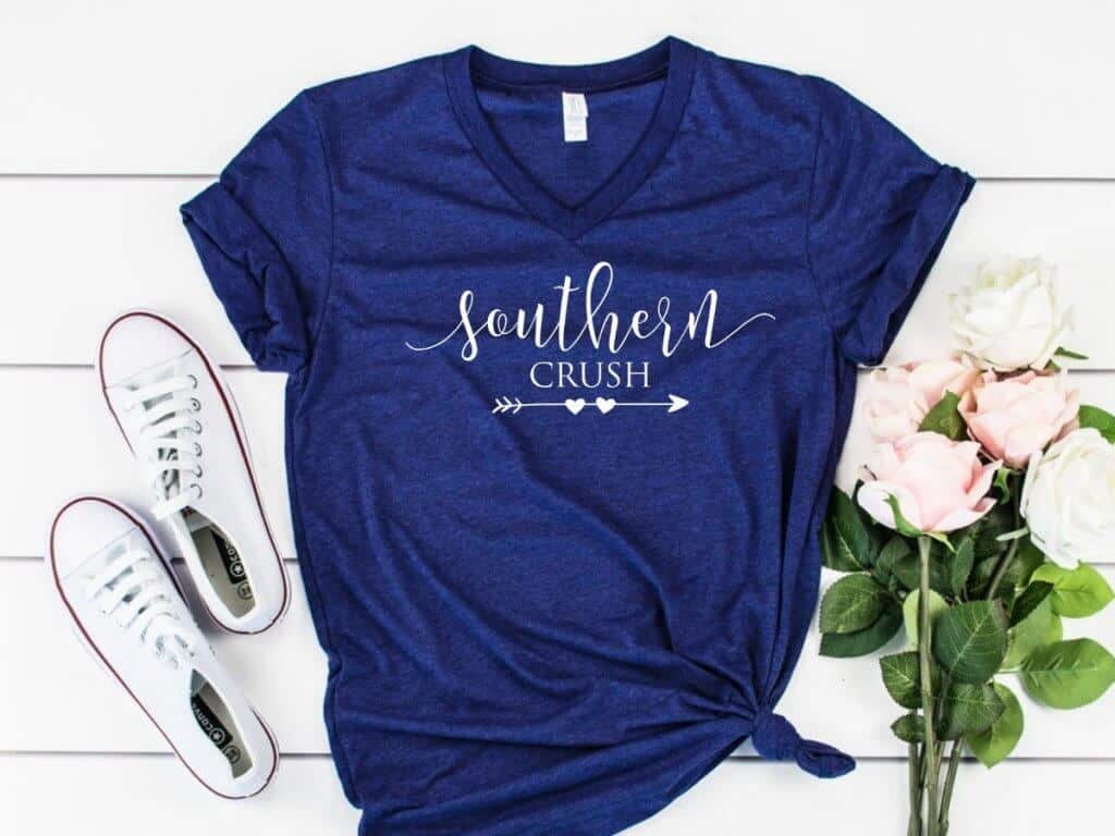 southern crush at home logo tshirt