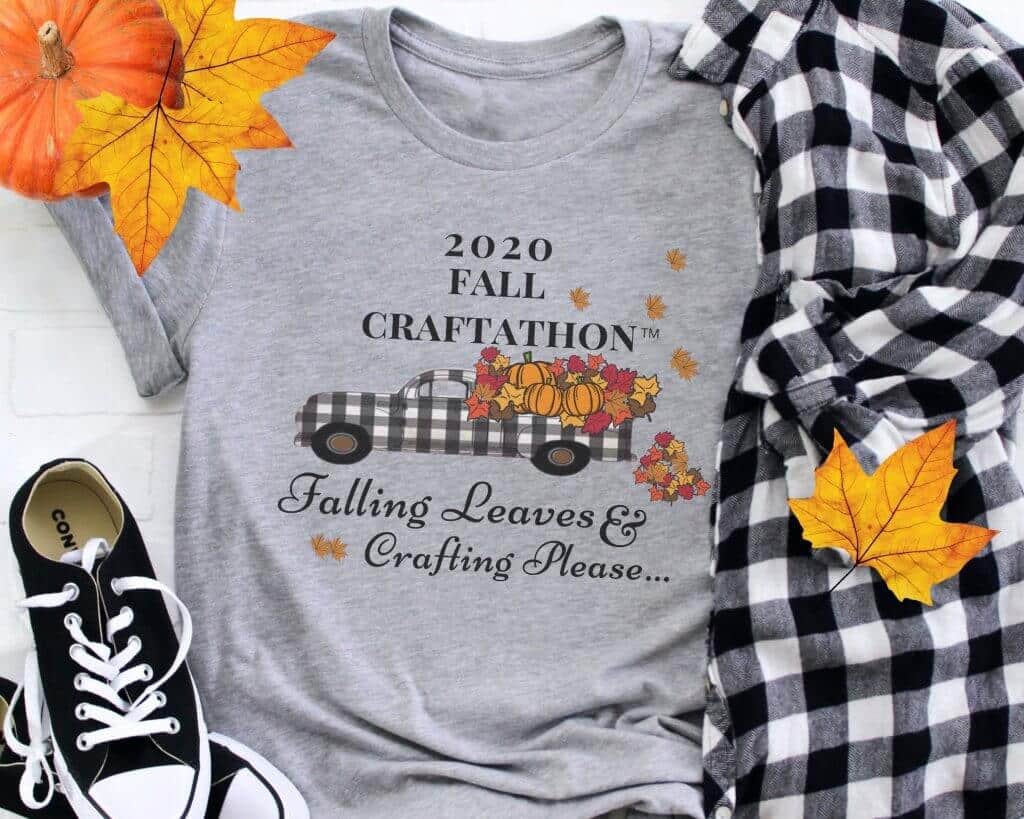 Fall Craft-a-thon T-shirt Mock up Fall Craft-a-thon T-shirt Mock up
