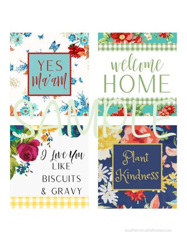 Pioneer Woman Inspired Printables