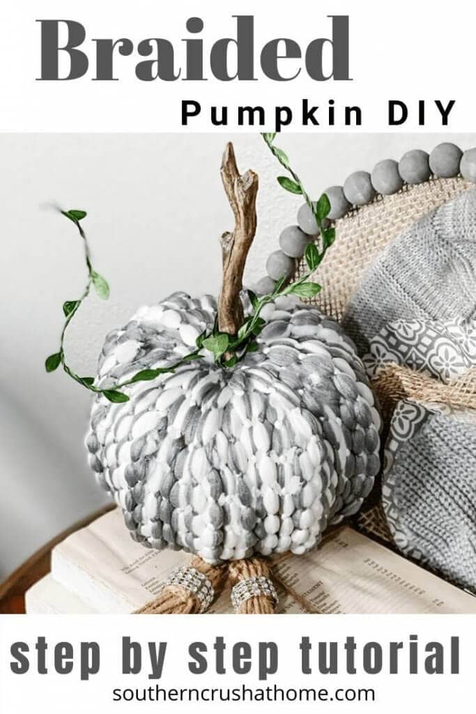 Braided Pumpkin DIY pin