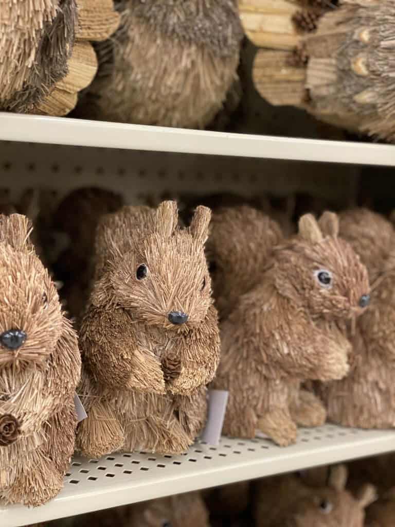 Hobby Lobby Fall Decor Tour 2020 squirrels