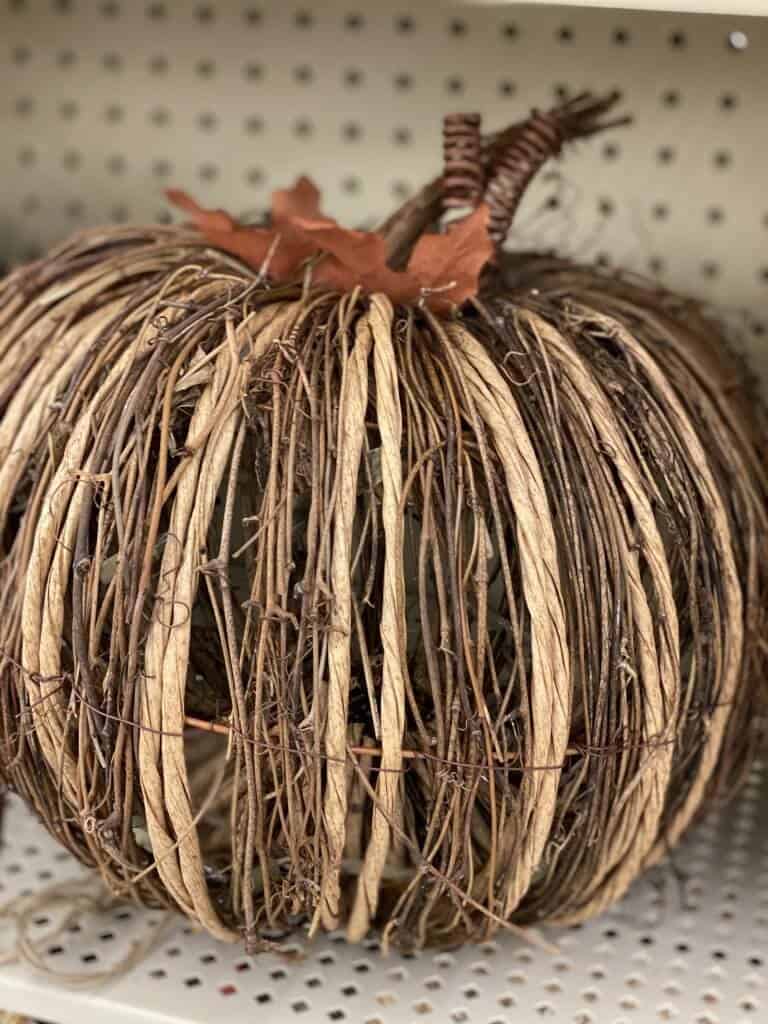 Hobby Lobby Fall Decor Tour 2020 natural pumpkin