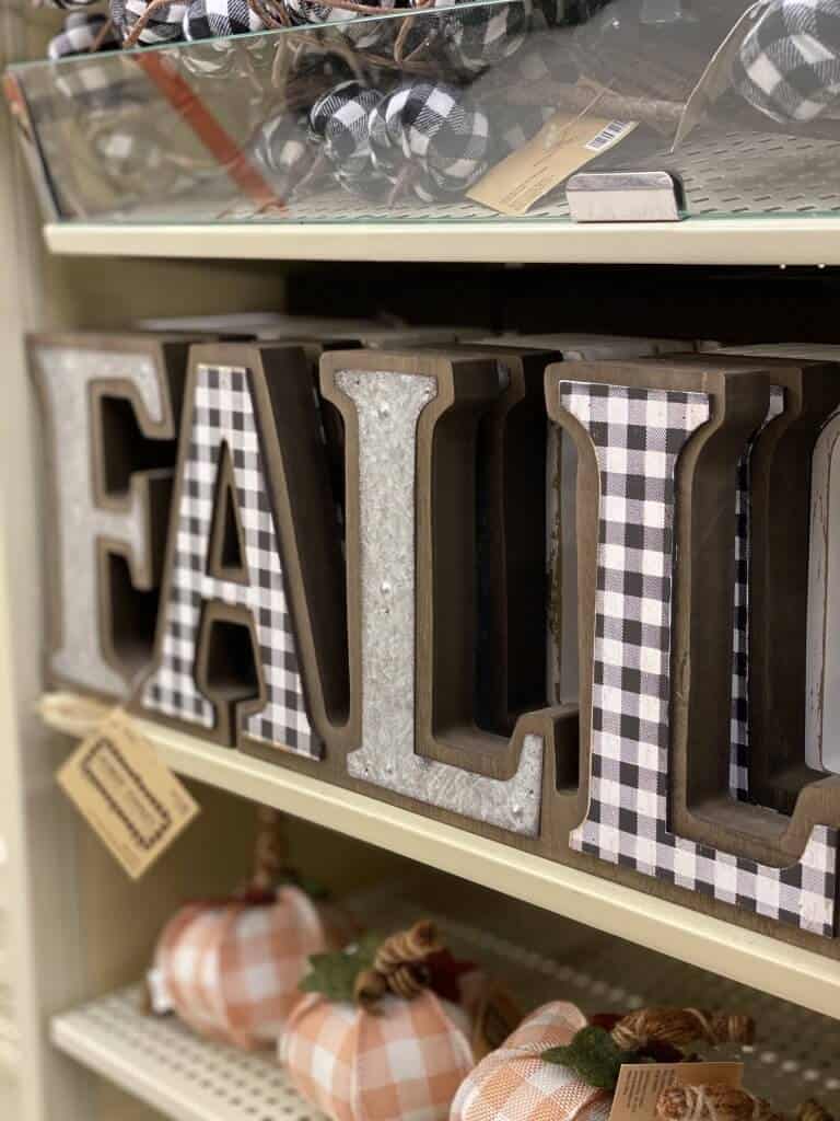 Hobby Lobby Fall Decor Tour 2020 fall sign