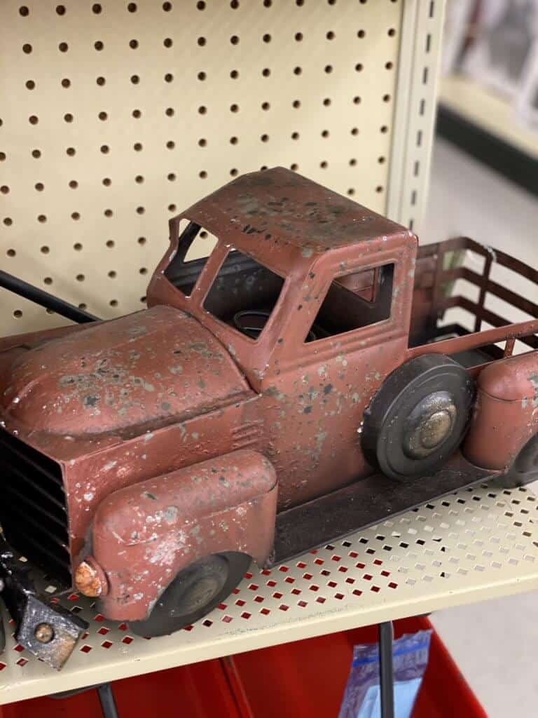 Hobby Lobby Fall Decor Tour 2020 red vintage truck